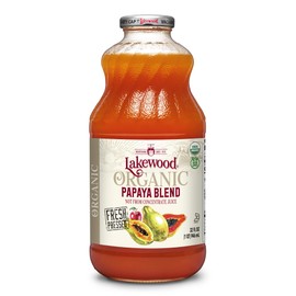 Lakewood Juice Papaya Organic 32.0 FO (Pack of 2)