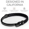 Elegatto Signature Premium Black Bracelet for Men | Braided Full-Grain