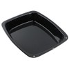 Spares2go Large Vitreous Enamel Roasting Tin Oven Baking Tray