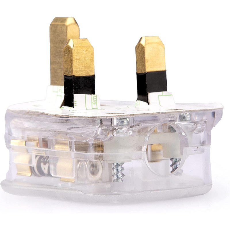 Mr. Gadget's Solutions® Mains Power UK 3 Pin Fused Plug