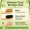 TIKITAKA FTG Natural Bristle Bamboo Toothbrush Sampler, 2 Pack -