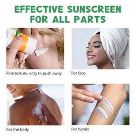 Sunscreen SPF 50+ - Suncream Factor 50 for Face - Suncream Factor 50 - Refreshing and Non-stick Suncream- Spf 50 Face Moisturiser - Mild and Non-irritating