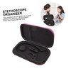 SHOWERORO 1Pc Portable Hard Stethoscope Bag Travel Pouch with Mesh