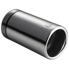 Ulter Sport Exhaust finisher - Round Ø80mm - Length 200mm - Installation 60-70mm - Inox