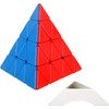 Oostifun Shengshou Pyraminx 4x4x4 Cube Pyramid Triangle Four-axis Tetrahedron Puzzle