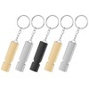 flintronic Pack of 5 Whistle, Emergency Whistle, Metal Whistle, Safety