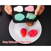 Webake Skull Chocolate Mold with 5 Different Shapes, Silicone Skeleton