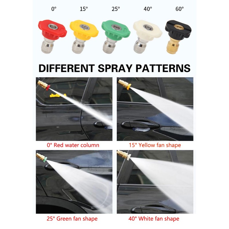 FKKWUOT Turbo Nozzle Pressure Washer Tips,4000 PSI 4.0 GPM 4.0
