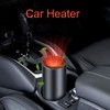 2 in 1 Car Heater Heating Cooling Modes 12V 150W