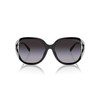 COACH Women's HC8396U Universal Fit Square Sunglasses, Black/Grey Gradient, 56