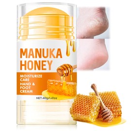 Honey Foot Cream for Extremely Dry Hands & Feet – Deep Moisturizing & Cracked Heel Repair, Nourishing Formula for Women & Men – Quickly Improves Rough Skin, 40ML