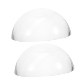 VILLFUL 2pcs Paperweight Glass Hemisphere Calligraphy Supply Transparent Paper Weight Calligraphy Paperweight Tool Tailor Paperweight Paperweights Paper Weights for Office Sewing Tool