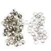 KUKU Koubou Double-Sided Eyelets, Grommets, Set of 100 (Silver, Inner