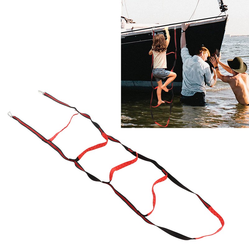 5 Steps Boarding Rope Ladder Portable Universal Boat Rope Ladder