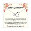 PDTU Gifts for Women, Heart Infinity Sign Necklace for Mum,