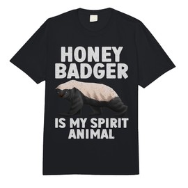 Best Honey Badger Art for Men Women Kids Animal Honey Badger Comfort Colors Adult Heavyweight T-Shirt