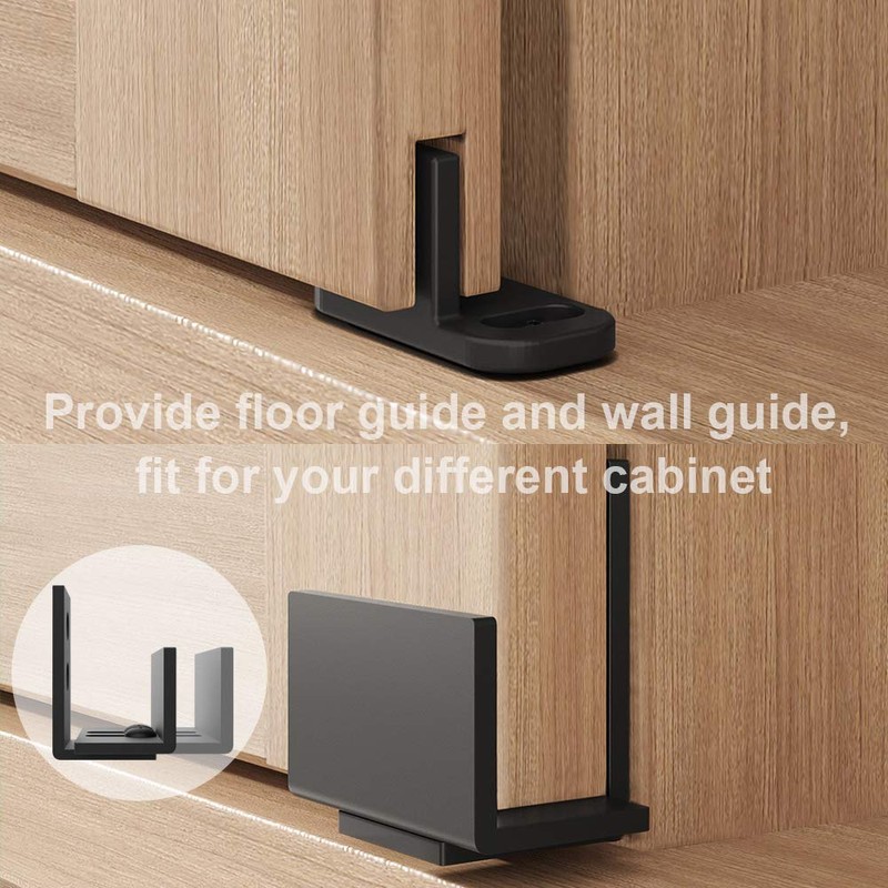 ZEKOO 7FT Super Mini Sliding Barn Door Hardware Kit for