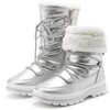 HEAWISH Women’s Winter Snow Boot Fur Lined Mid Calf Warm