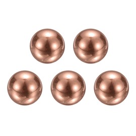 uxcell 5pcs Bearing Balls, Precision 12mm Diameter Pure Copper Bearing Ball Pure Copper Ball Sphere for Machine Auto DIY ( T2 Copper)