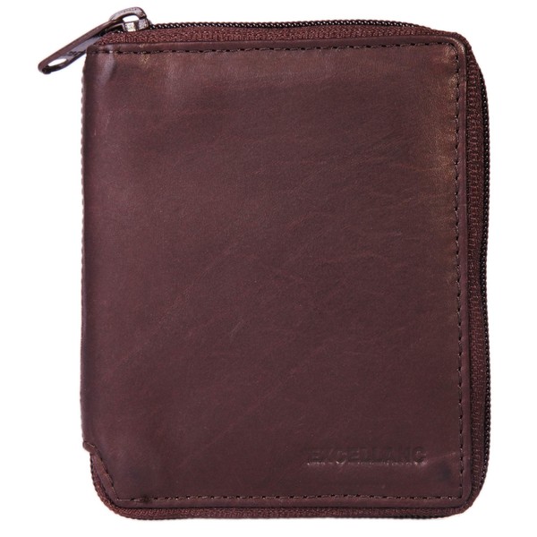 Excellanc 3000339 Women's Wallet Real Leather Portrait Format 12 x