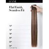 LUVME Straight Seamless 110g 7Pcs Clip in Hair Extensions Full