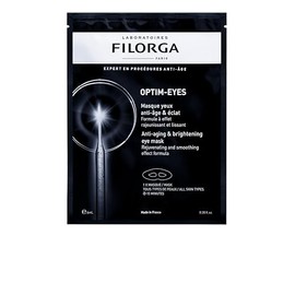 Filorga  Mascarilla para ojos  OPTIM-EYES MASK  Mascarilla con crema intensiva revitalizante 3 en 1 para el contorno de ojos con péptidos y ácido...  