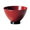J-kitchens Suehiro Bowl, Vermilion (1 Guest), 4.3 inches (11.1 cm),