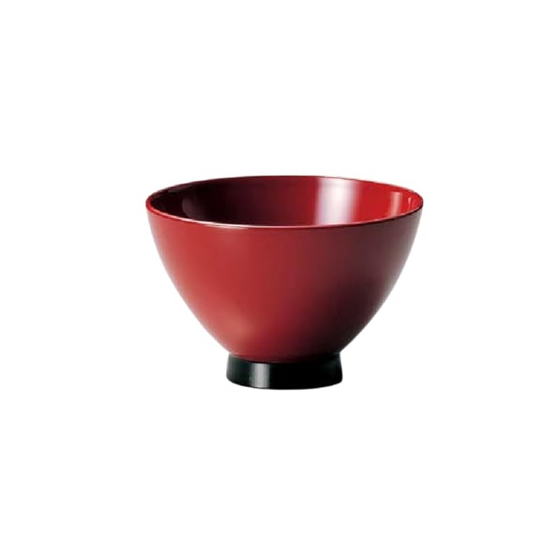 J-kitchens Suehiro Bowl, Vermilion (1 Guest), 4.3 inches (11.1 cm),
