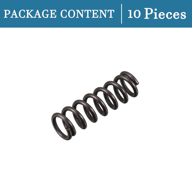 QUARKZMAN Small Compression Spring x 10 Pieces Spring Steel Tension