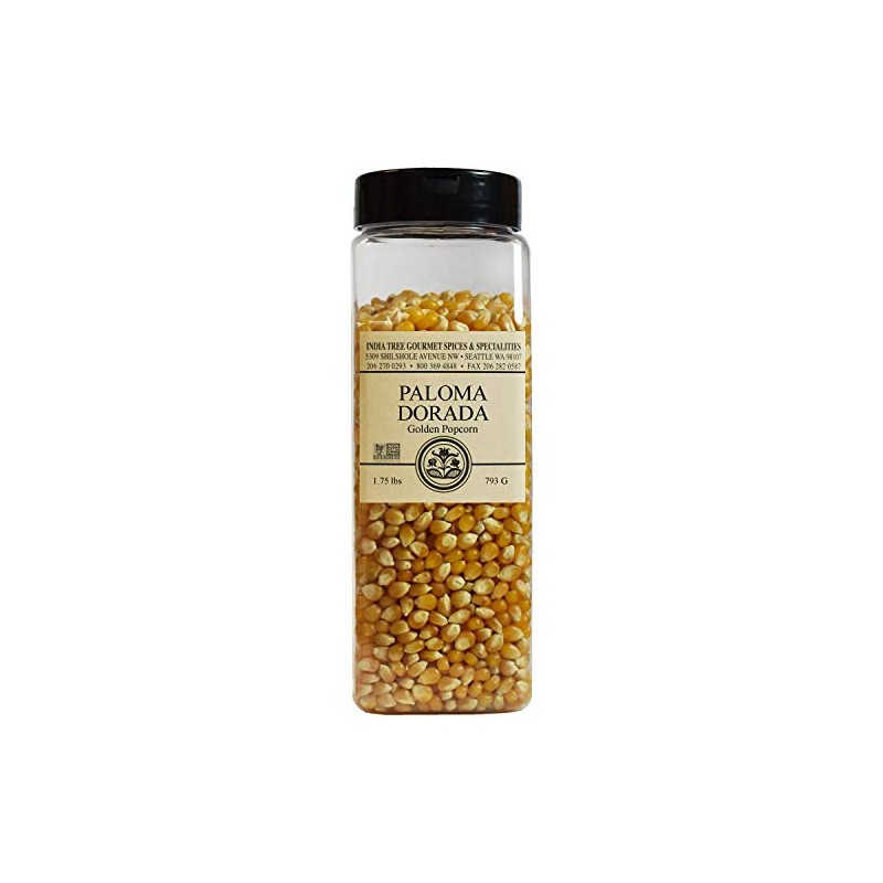 India Tree Paloma Dorada Popcorn, 1.75 lb | Pure &