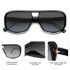 SOJOS Retro Aviator Sunglasses For Men Women Oversized Polarized Trendy