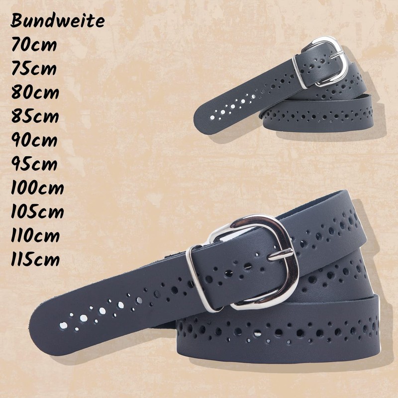 Shenky Leather Belt 3 cm -