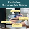 Anyday 7-Cup Glass Microwave Steamer for Vegetables – BPA-Free Glass