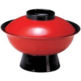 Fukui Craft Soup Bowl, Flying Dragon Bowl, Made in Japan, Akutsuba Black, Size 7