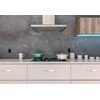 Brute Strength - White Leather Drawer Pulls - 2 Pack