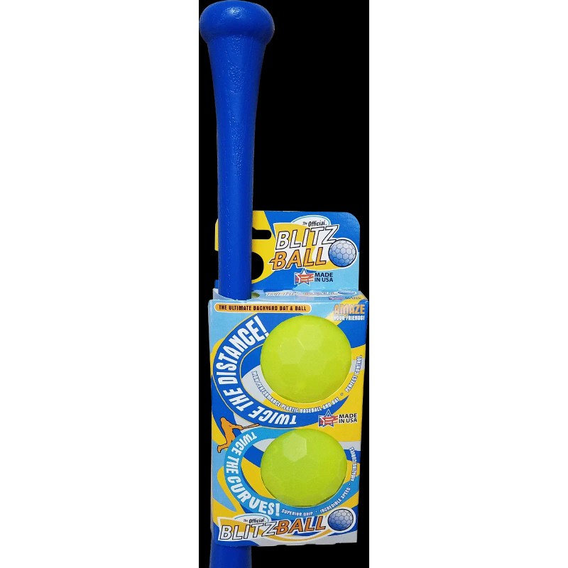 Blitzball Plastic Bat And Ball Combo Set (2 Balls)