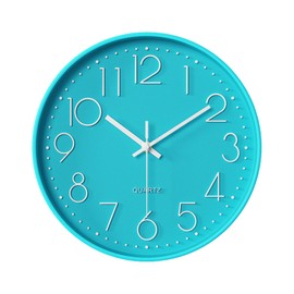 LAWAN Relojes Pared Grandede 12 Pulgadas,Sin Tictac,Adecuados para Sala de Estar, Comedor, Dormitorio, Aula Escolar