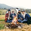 FLITURE Fire Pit Ring - Heavy-Duty 36'' Steel Fire Ring