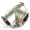 MaestrodAcqua Stainless Steel 304 Pipe Fitting Equal Tee 3/4" Female