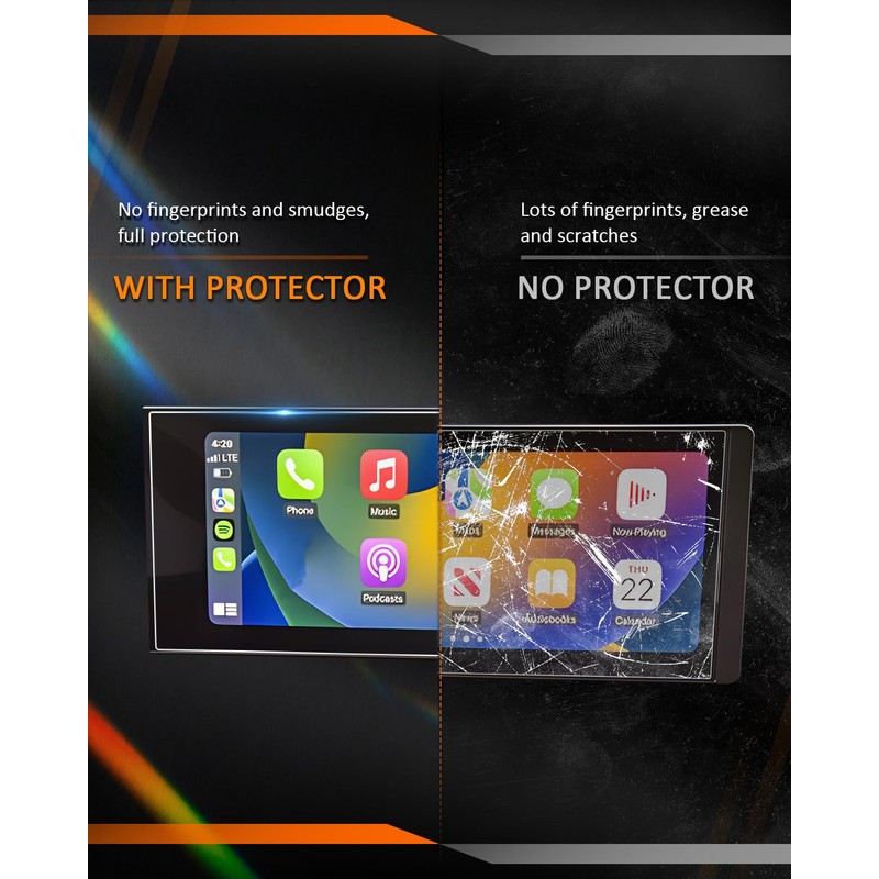 CDEFG 4Pcs 2024 2025 Sonata Screen Protector for Hyundai Sonata