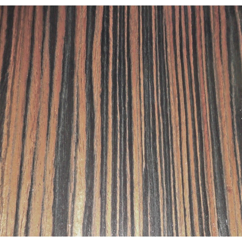 Ebony Macassar Composite Wood Veneer 24" x 24" on Paper