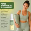 MOXĒ Yoga Mat Cleaner, Rosemary & Lemon Essential Oils, Safe