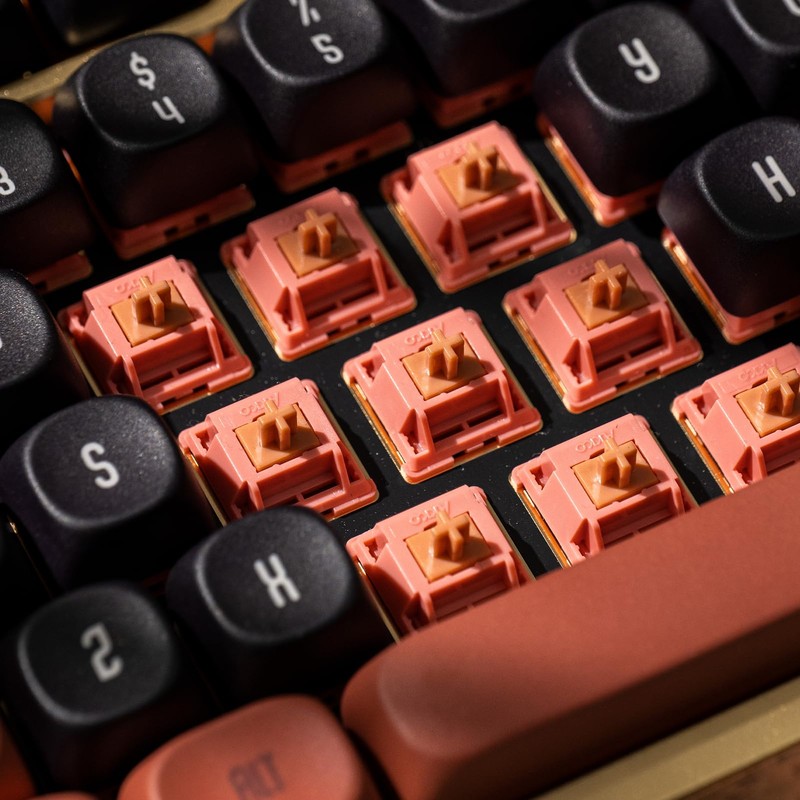 Akko Rosewood Keyboard Switch for Mechanical Gaming Keyboard, 5-Pin 40gf