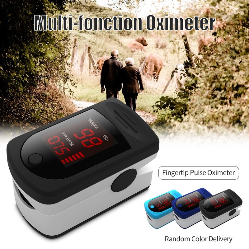 Digital Fingertip Pulse Oximeter LED Display Blood Oxygen Sensor Saturation