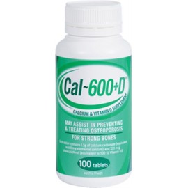 Cal-600+D Tab X 100 (Generic for CALTRATE WITH VITAMIN D)