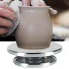 LOVIVER Sculpting Wheel Clay Banding Turntable Pottery Stand 20cm, 11cm