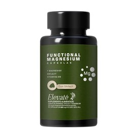 Functional Magnesium con 7 MAGNESIOS  90 Cpsulas con 800 mg por Porcin  Magnesio Complex para Relajacin Muscular y Bienestar General con Glicinato y  