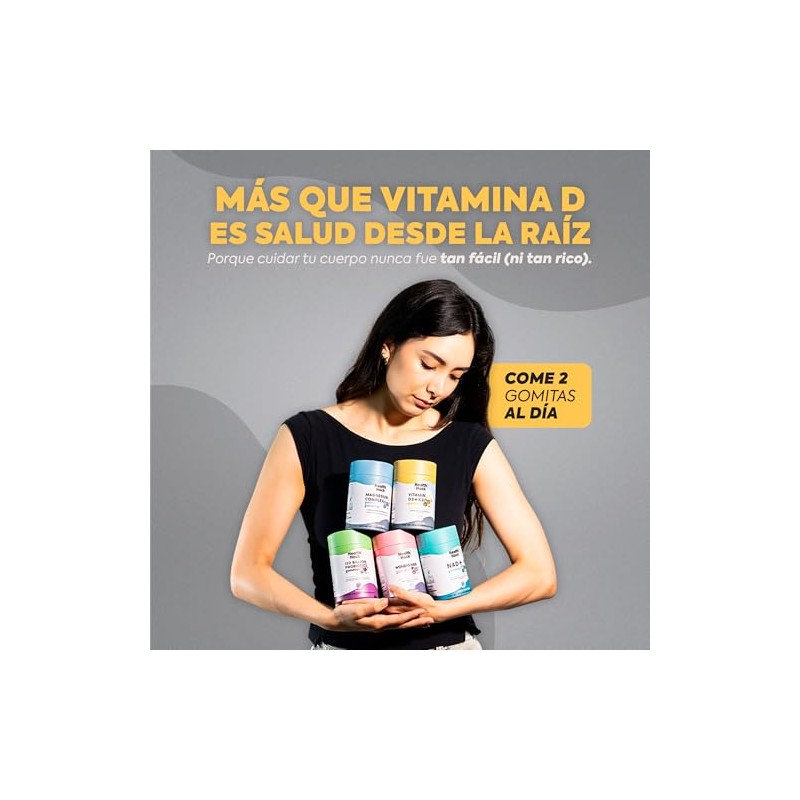 Vitamina D3 + K2 400 UI Aceite de Coco 60