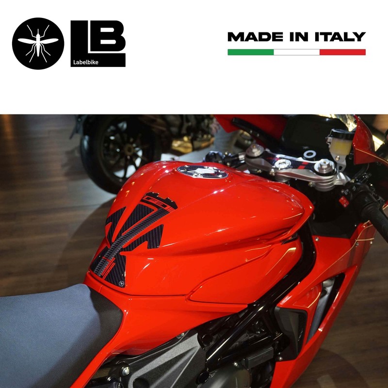 labelbike - 3D Resin Sticker Tank Pad Protector Compatible with