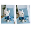Leowow Pet Dog Denim Clothes Small Dogs Cowboy Overalls Classic